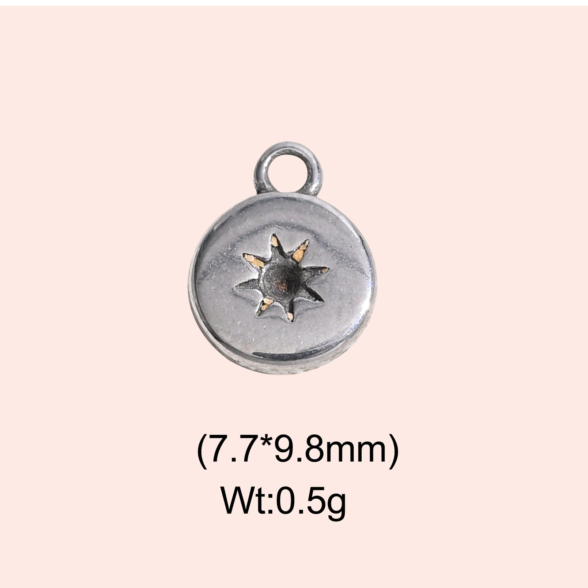 Wholesale Retro DIY Stainless Steel Necklace Bracelet and Cord Accessories  Pendants  Charms