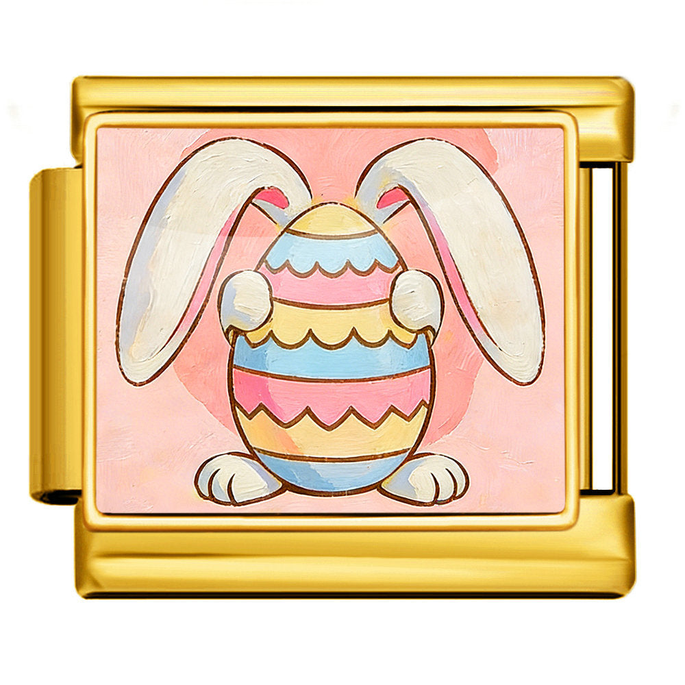Wholesale Easter Egg Design Stainless Steel Bracelet,  Fashion Accessory for Boutique Resale