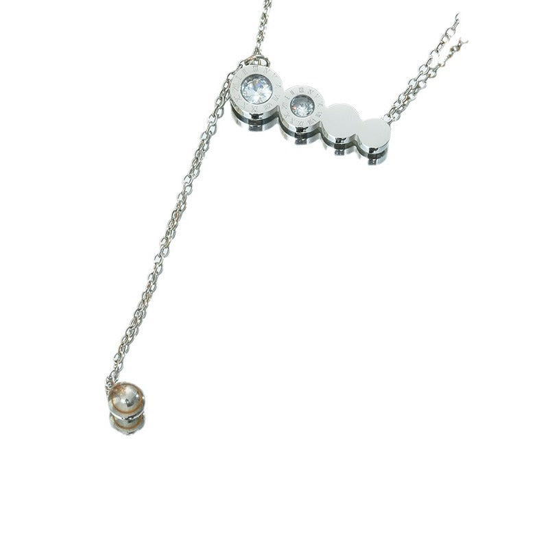 Wholesale Fashion Titanium Steel Necklace,  Electroplated,  Boutique Resale Jewelry Accessory