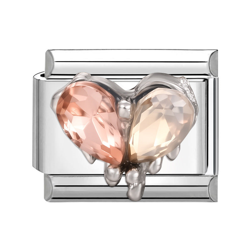 Wholesale Italian Charm Bracelet 9mm DIY Splicing Cute Creative Stainless Steel Composable Bracelet