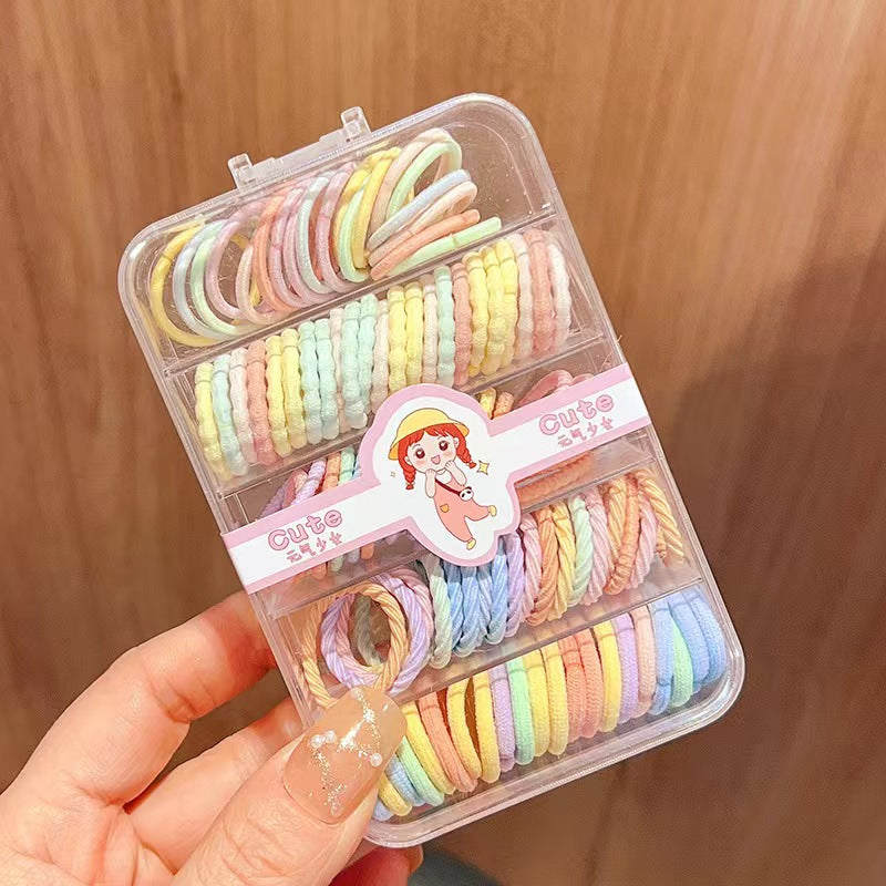 Wholesale Children's Rubber Bands Do Not Damage The Hair Resin Hair Scrunchies ACC-HS-Mengz002