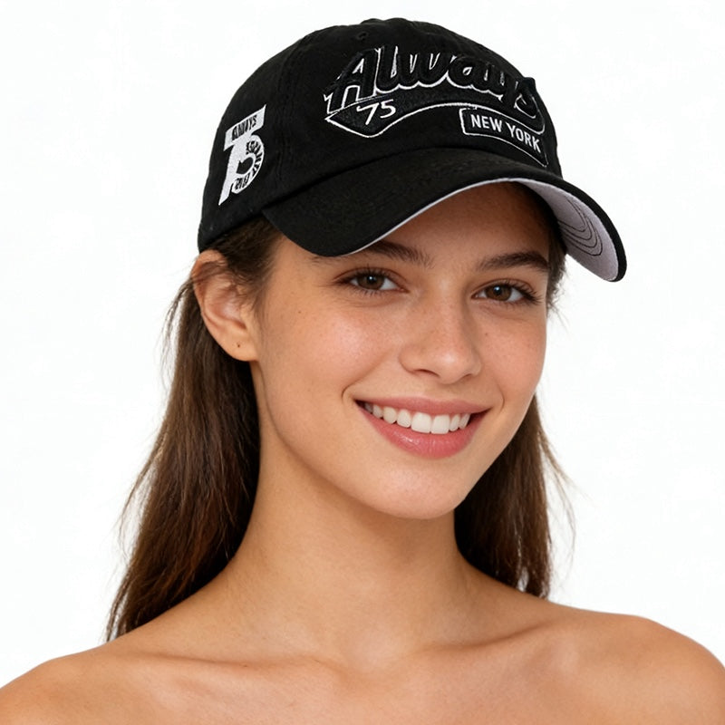 Wholesale Chic Cotton Baseball Cap With 3D Letter Embroidery Adjustable Summer Sun Hat Stylish Fashion Accessory For Gift Or Boutique Resale
