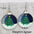 Wholesale Christmas Earrings Cartoon Santa Claus  Christmas Trees Wood Ear Drop Earrings