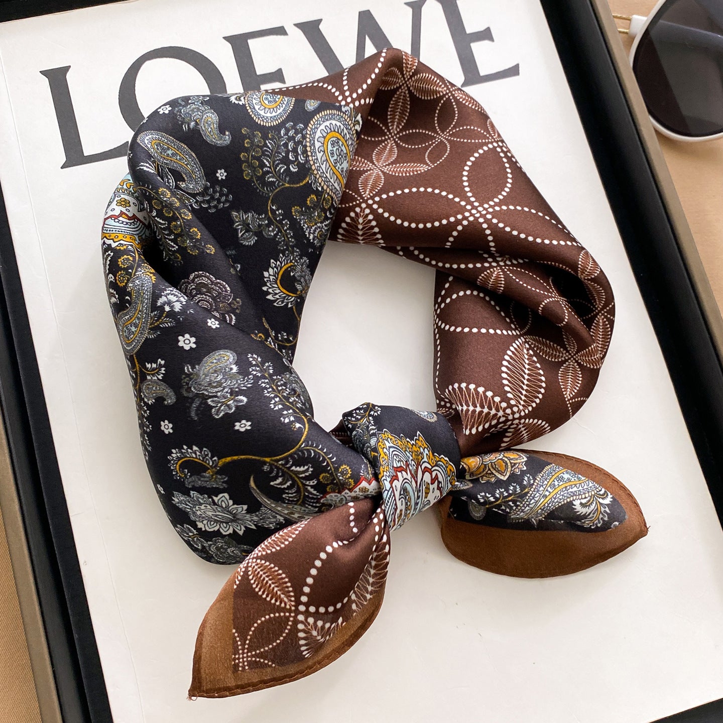 Wholesale Letter   Silk Scarf