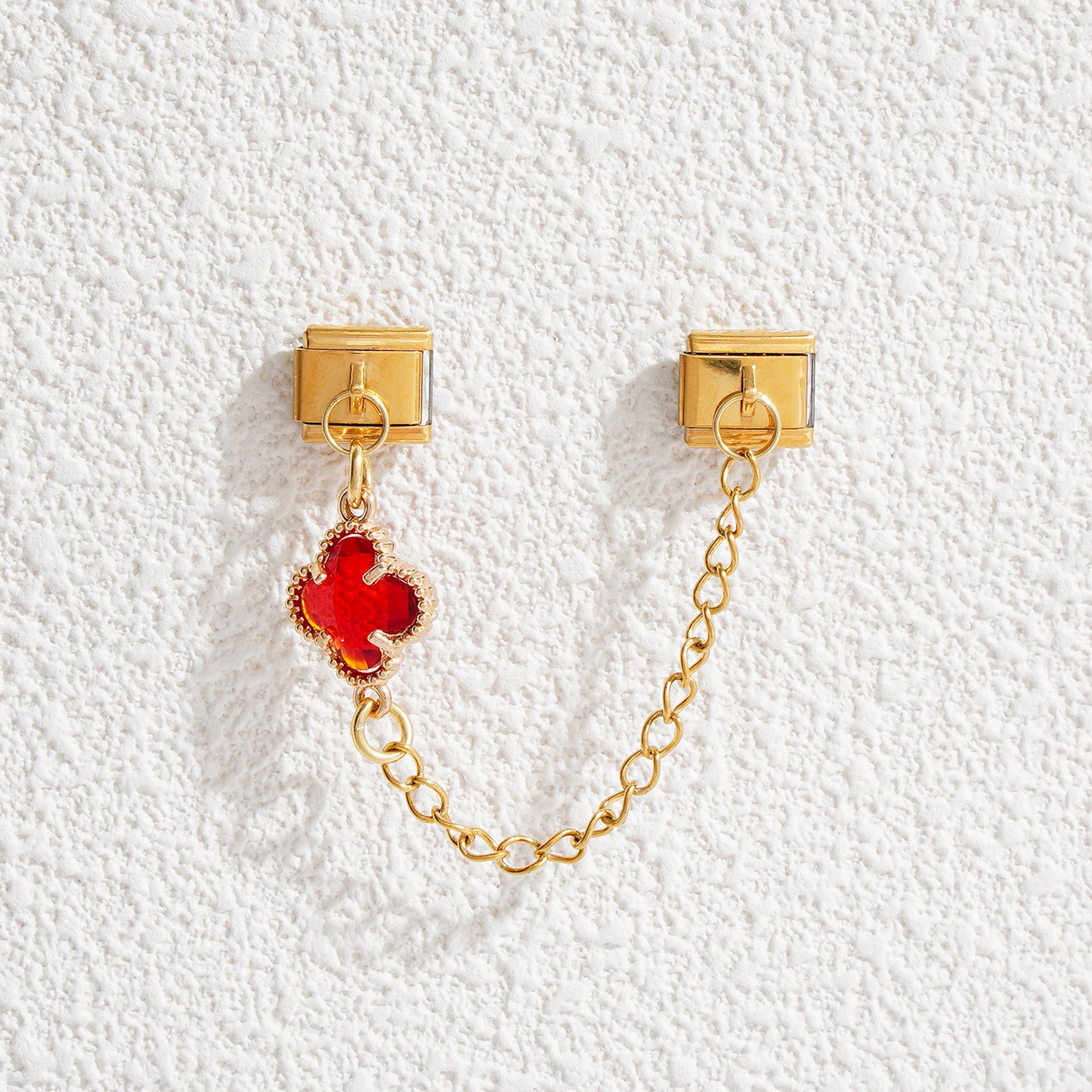 Wholesale 5pcs Italian Charm Bracelet 9mm DIY Splicing Evil Eye Pendant Stainless Steel Composable Bracelet