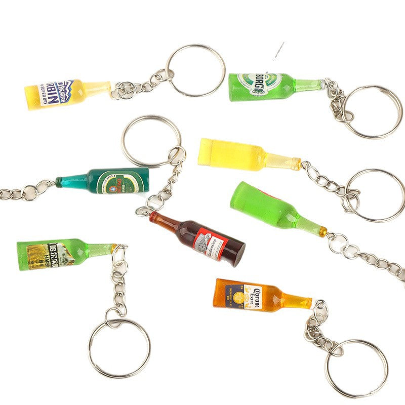Wholesale Beer bottle keychain