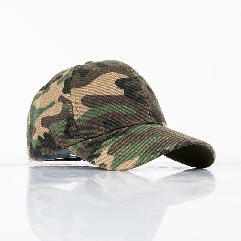 Wholesale Trendy Camouflage Baseball Cap Adjustable Sunshade Outdoor Fishing Hat Unisex Couple Style Boutique Resale Gift