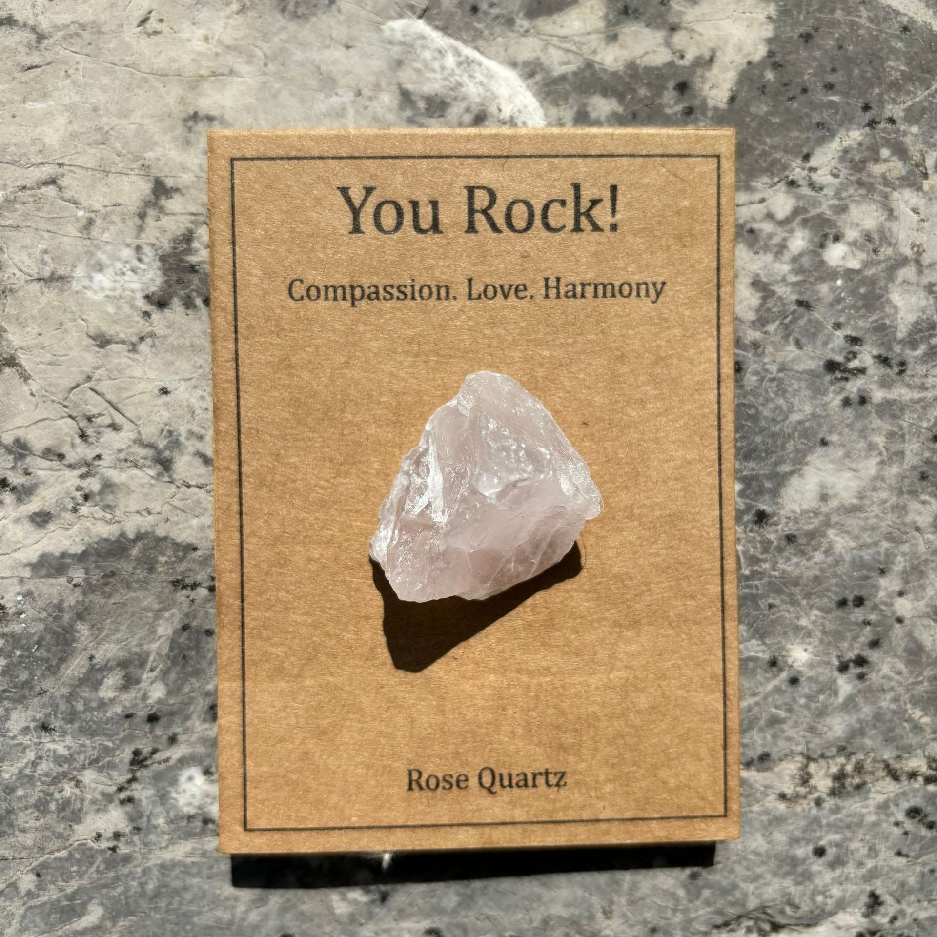 Wholesale Natural Raw Stone Crystal Healing Cards ACC-CS-RongGuan001
