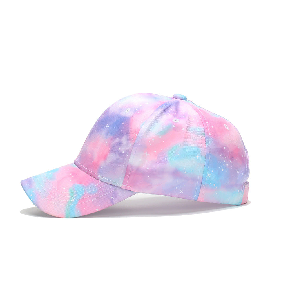 Wholesale Children's Colorful Tie-dye Hats Breathable Baseball Caps Kids Hat ACC-KH-JingHong002