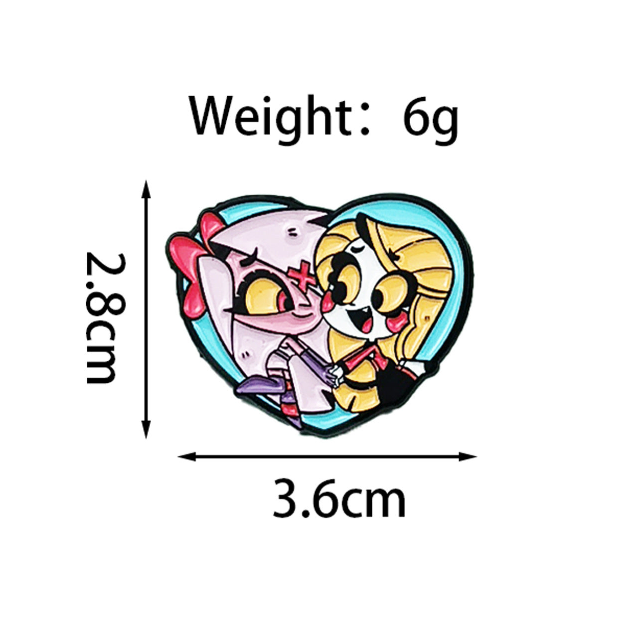 Wholesale Zinc Alloy Vampire Ghost Brooch Pin,  Stylish  Costume Accessory,  Boutique Jewelry for Bag Charm or Everyday Wear