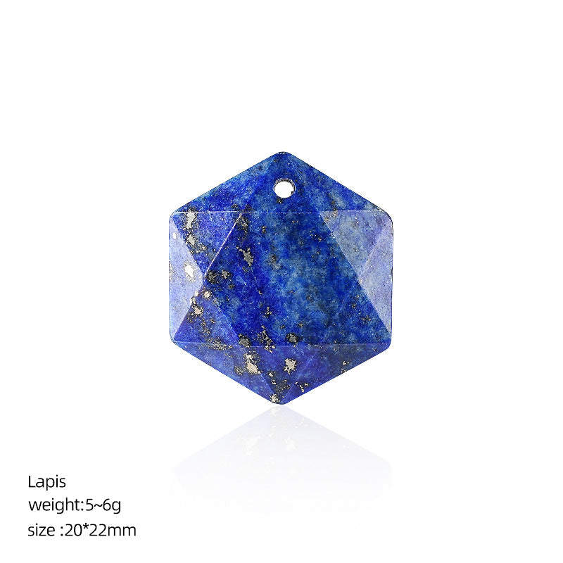 Wholesale Six Pointed Star Amethyst Natural Stone Pendant DIY Jewelry Accessory Boutique Gift For Resale