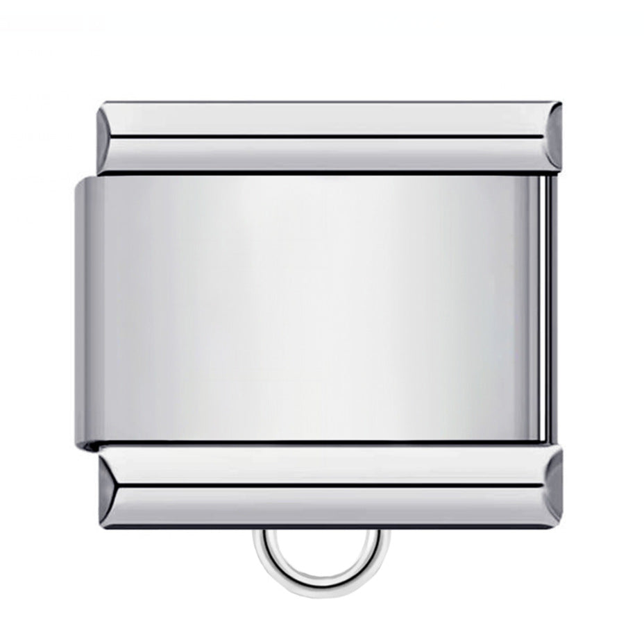 Wholesale Italian Module Bracelet Block Elastic ing Titanium Steel Strap Italian Charm