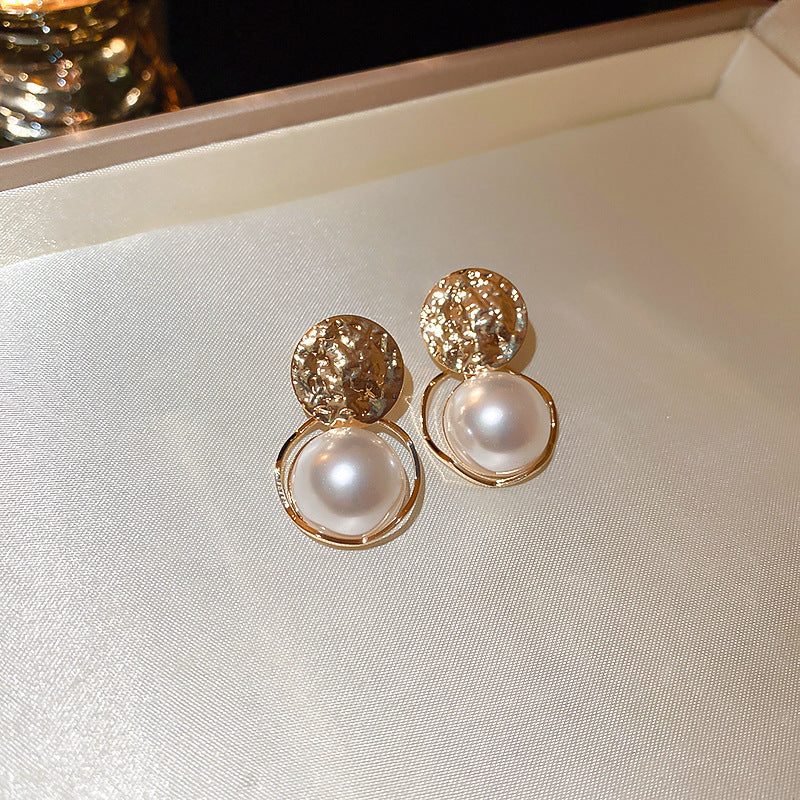 Wholesale Silver Needle Diamond Flower Geometric Earrings ACC-ES-BY003