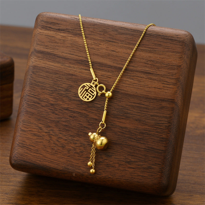 Wholesale Titanium Steel Luxury Necklace ACC-NE-Quanx003