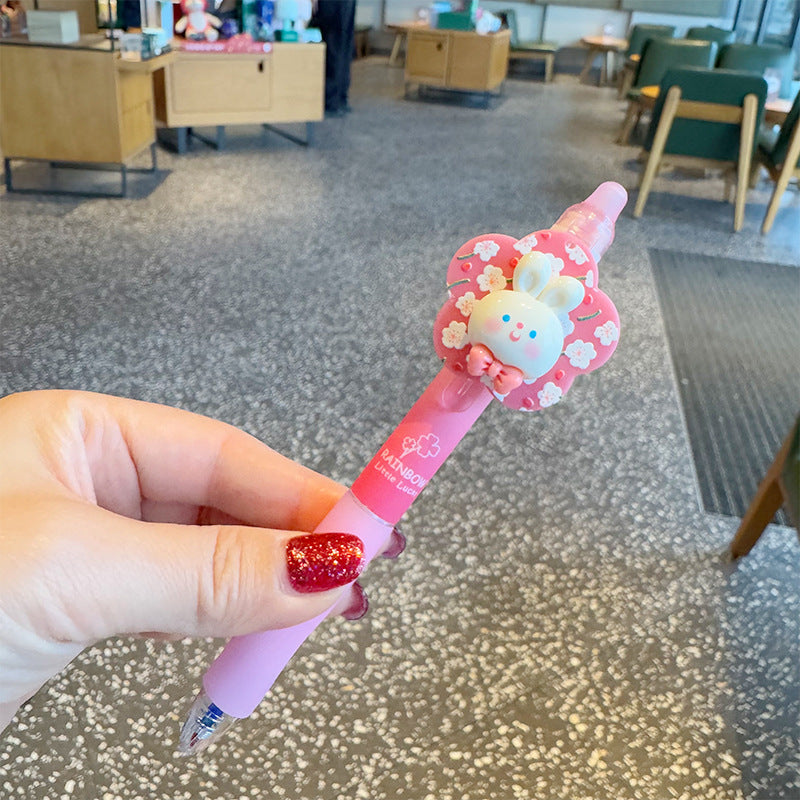 Wholesale Cherry Blossom Rabbit Press Gel Pen