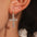 Wholesale Dark Diamond Cross Earrings