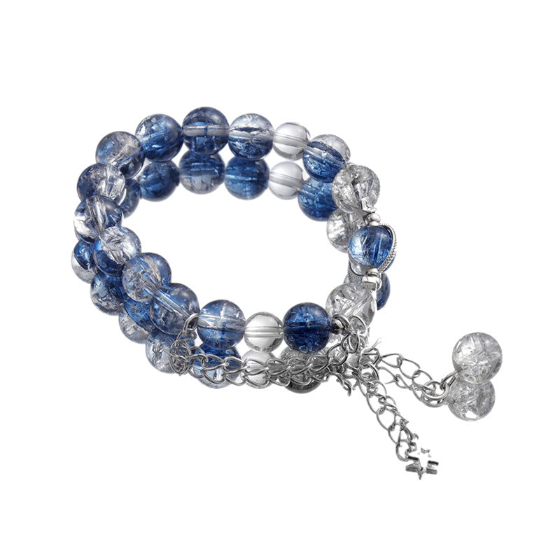 Wholesale Tassel gradient bursting beads bracelet