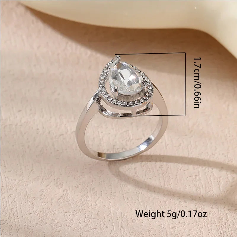 Wholesale  diamond-encrusted niche jewelry multi-color ring