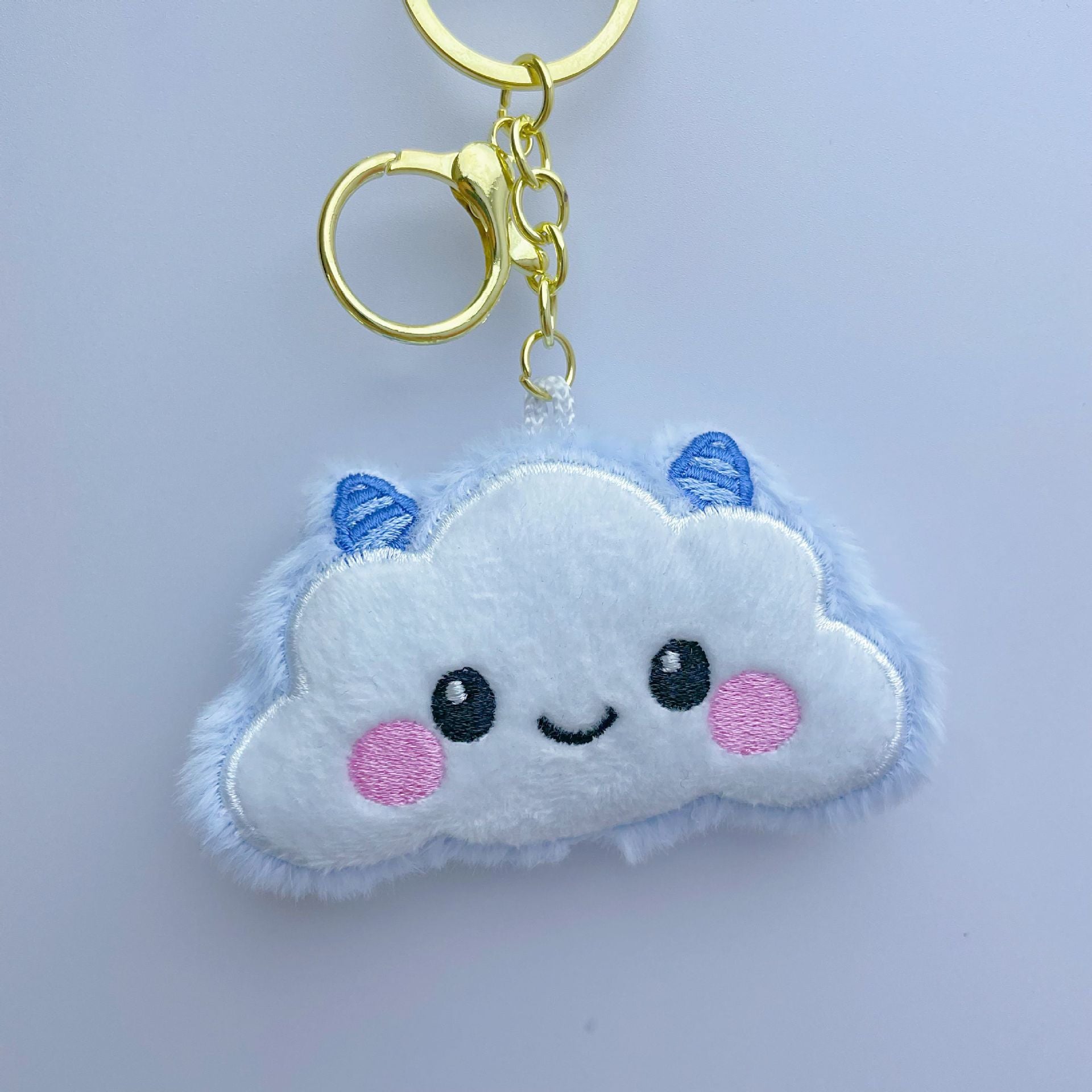 Wholesale Plush Cloud Bag Charm Keychain Fashion Accessory for Party and Everyday Use