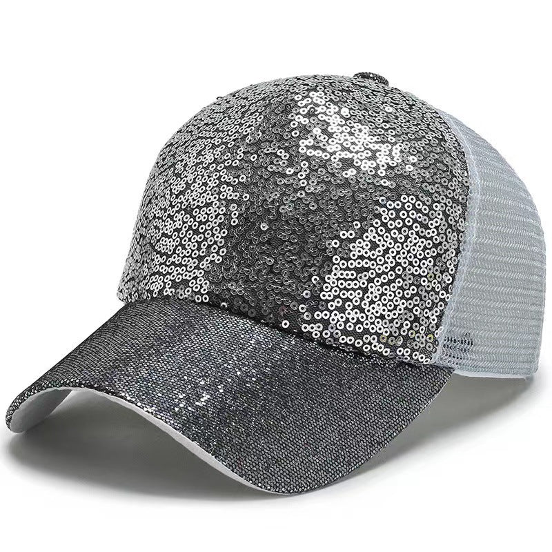 Wholesale Sequin Baseball Cap Summer Sun Hat ACC-HT-HaJie001