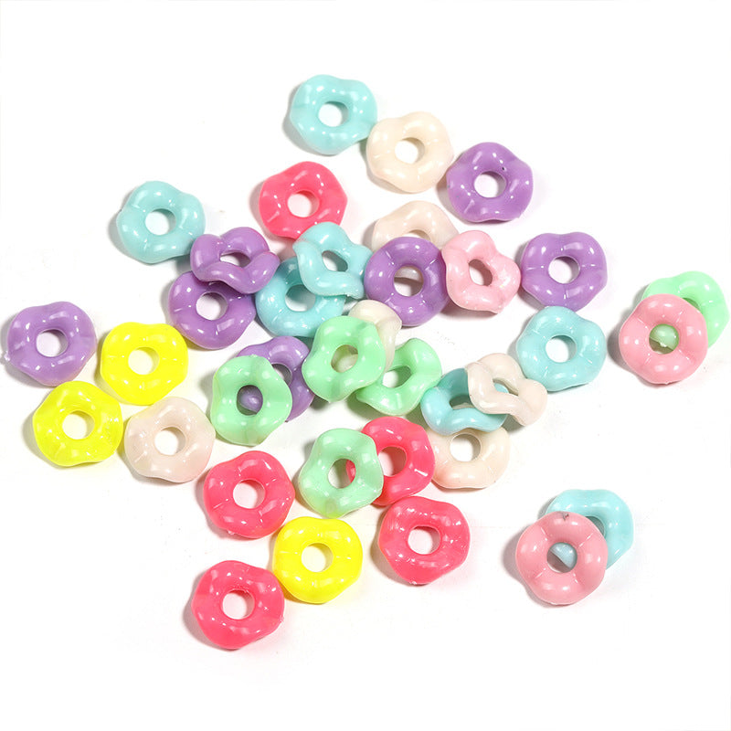 Wholesale Acrylic Beads Colorful Round Wave Beads Handmade DIY Accessories Loose Beads ACC-BDS-BLG030