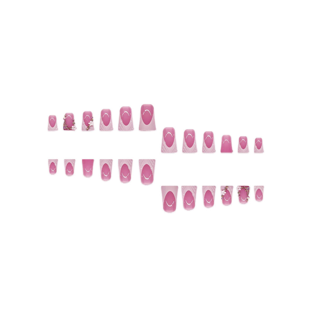 Wholesale 24 Pieces/box Flash Diamond Thread Nails Kits Nail Stickers