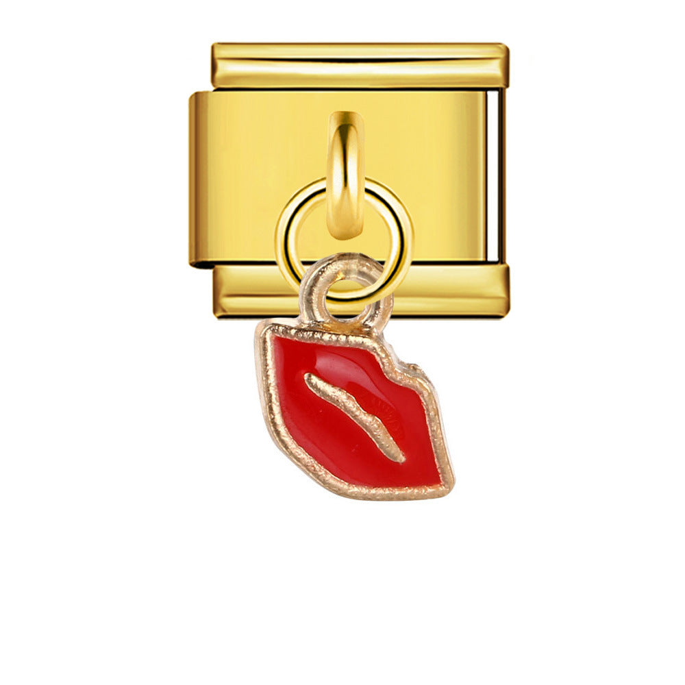 Wholesale  Italian Charm Bracelet 9mm DIY hook style Creative Stainless Steel Composable Bracelet