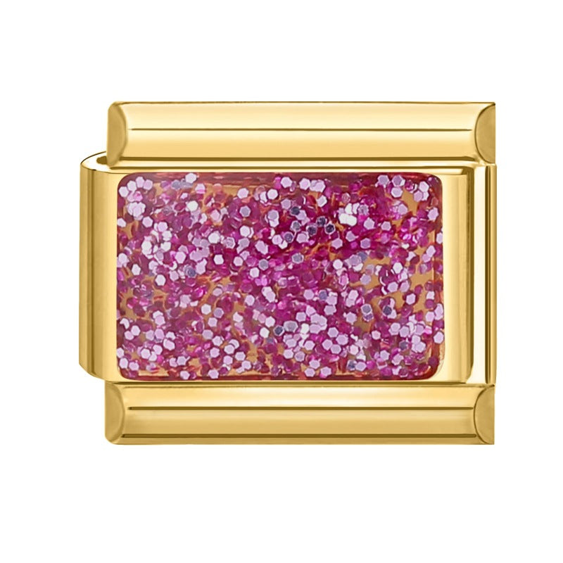 Wholesale Italian charm bracelet 9 facial mask DIY splicing removable stainless steel com posable bracelet