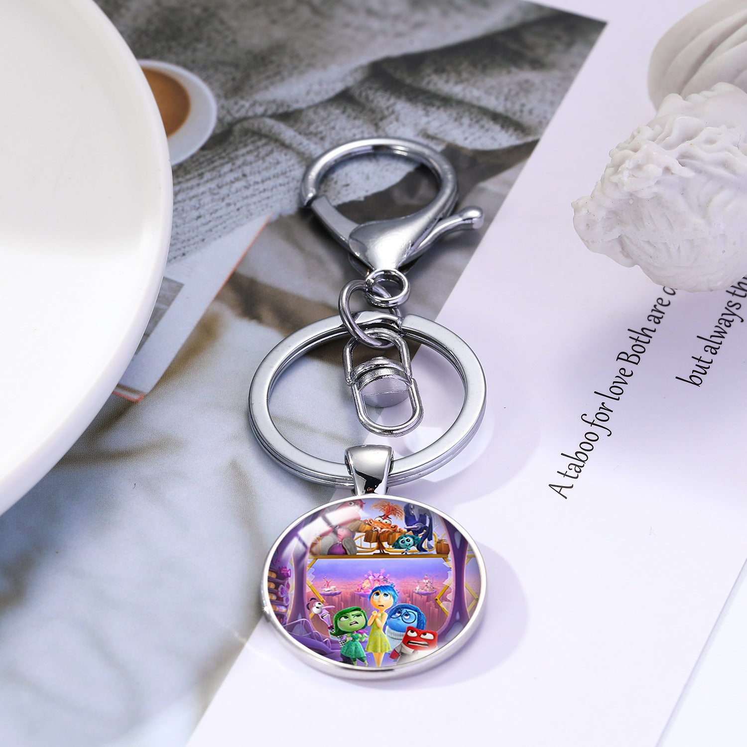 Wholesale Cartoon Cute Silver Keychains ACC-KC-XiangLian002