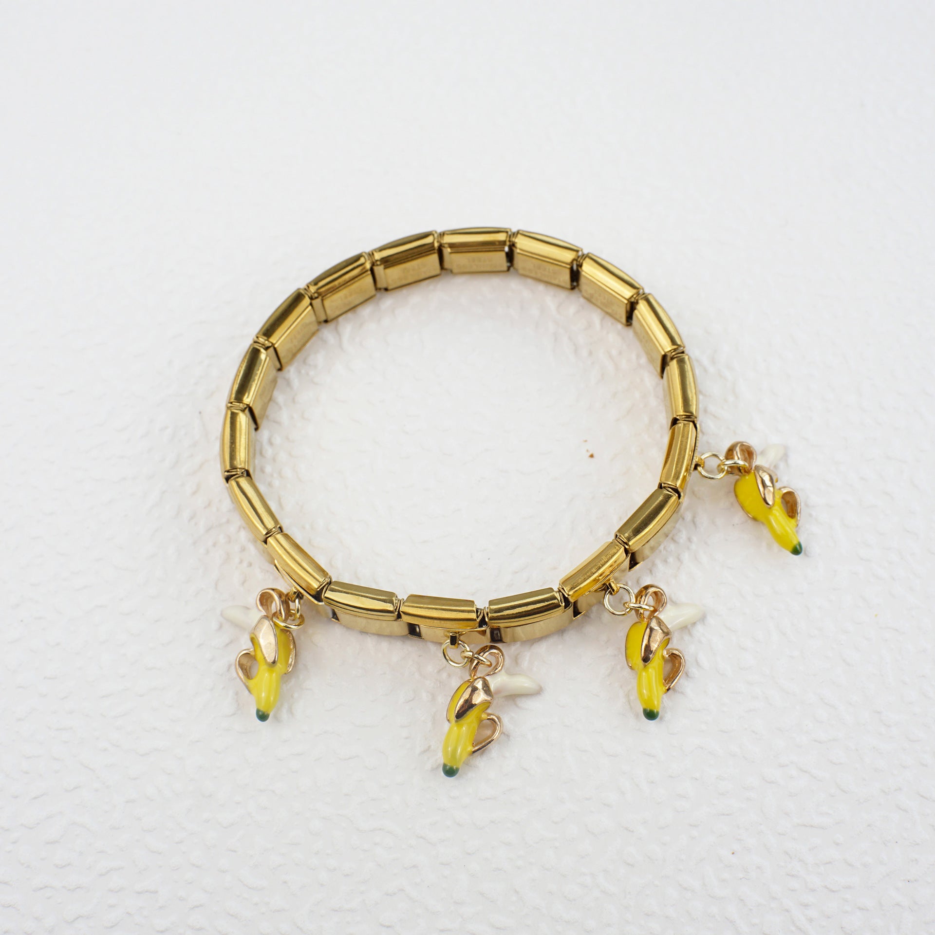 Wholesale 5pcs/   pack Single Section Creative Stainless Steel Composable Bracelet