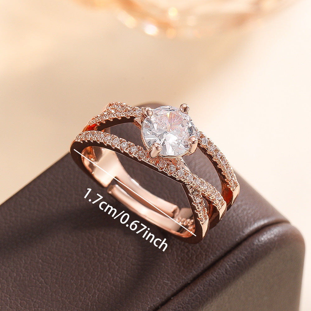 Wholesale Trendy Coil Design Adjustable Open Ring Moissanite Silver Jewelry For Everyday Wear Gift