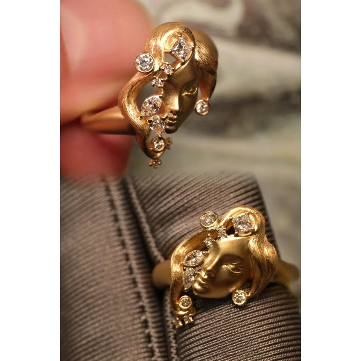 Wholesale Alloy Figure Adjustable  Ring Accessories