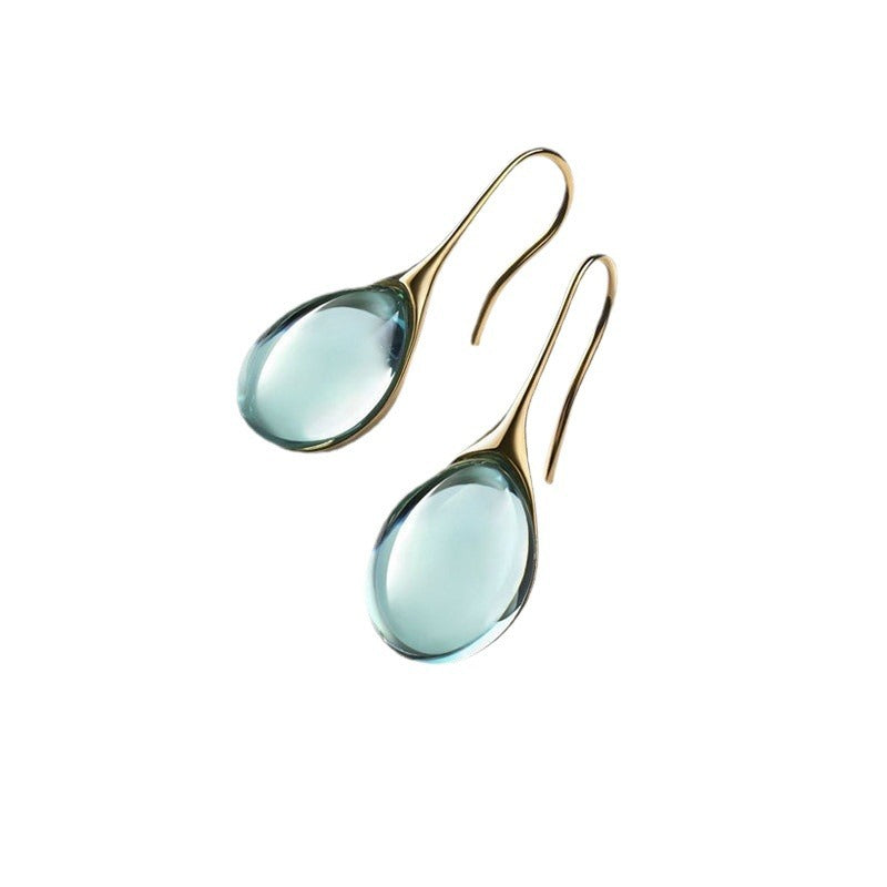 Wholesale Teardrop Shape Simple Alloy Earrings ACC-ES-YingQi001