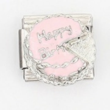 Wholesale Italian Style Modular Hamburger Charm Bracelet Stainless Steel Electroplated Unisex Gift
