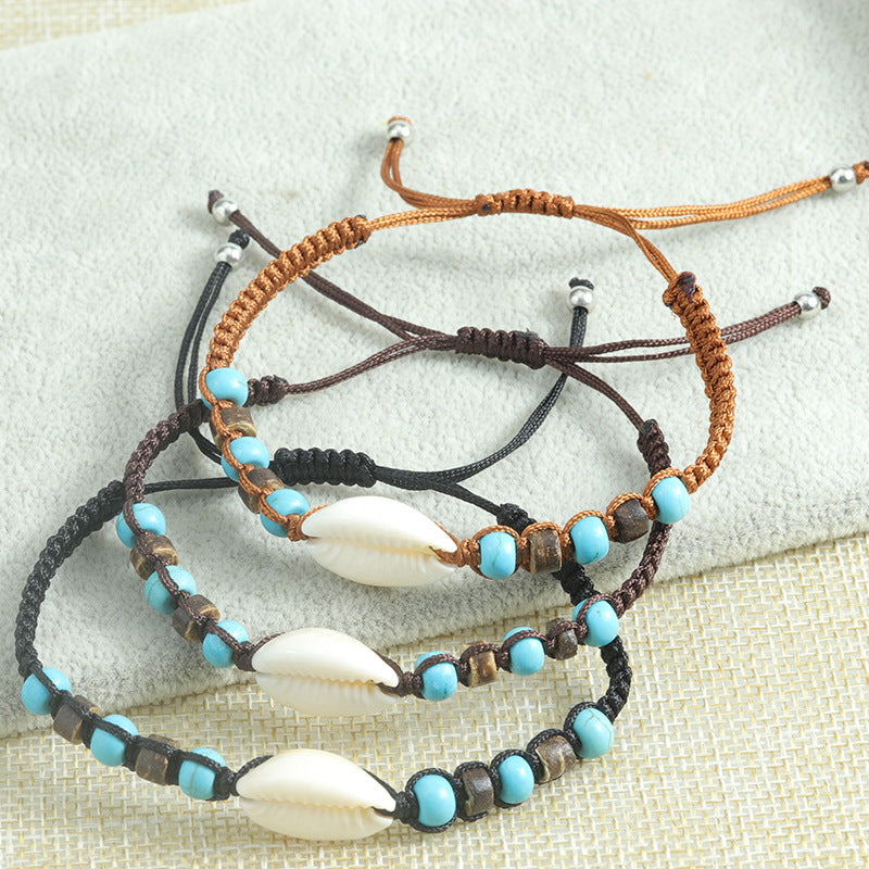 Wholesale  retro shell turquoise bracelet