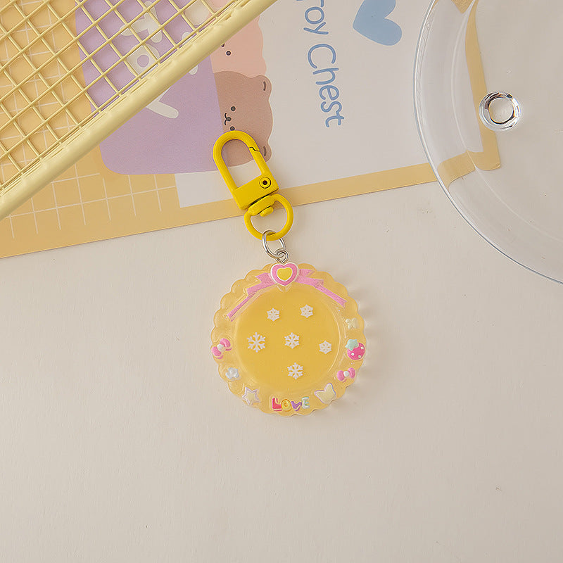 Wholesale Macaron Color Cartoon Luminous Photo Frame Keychain