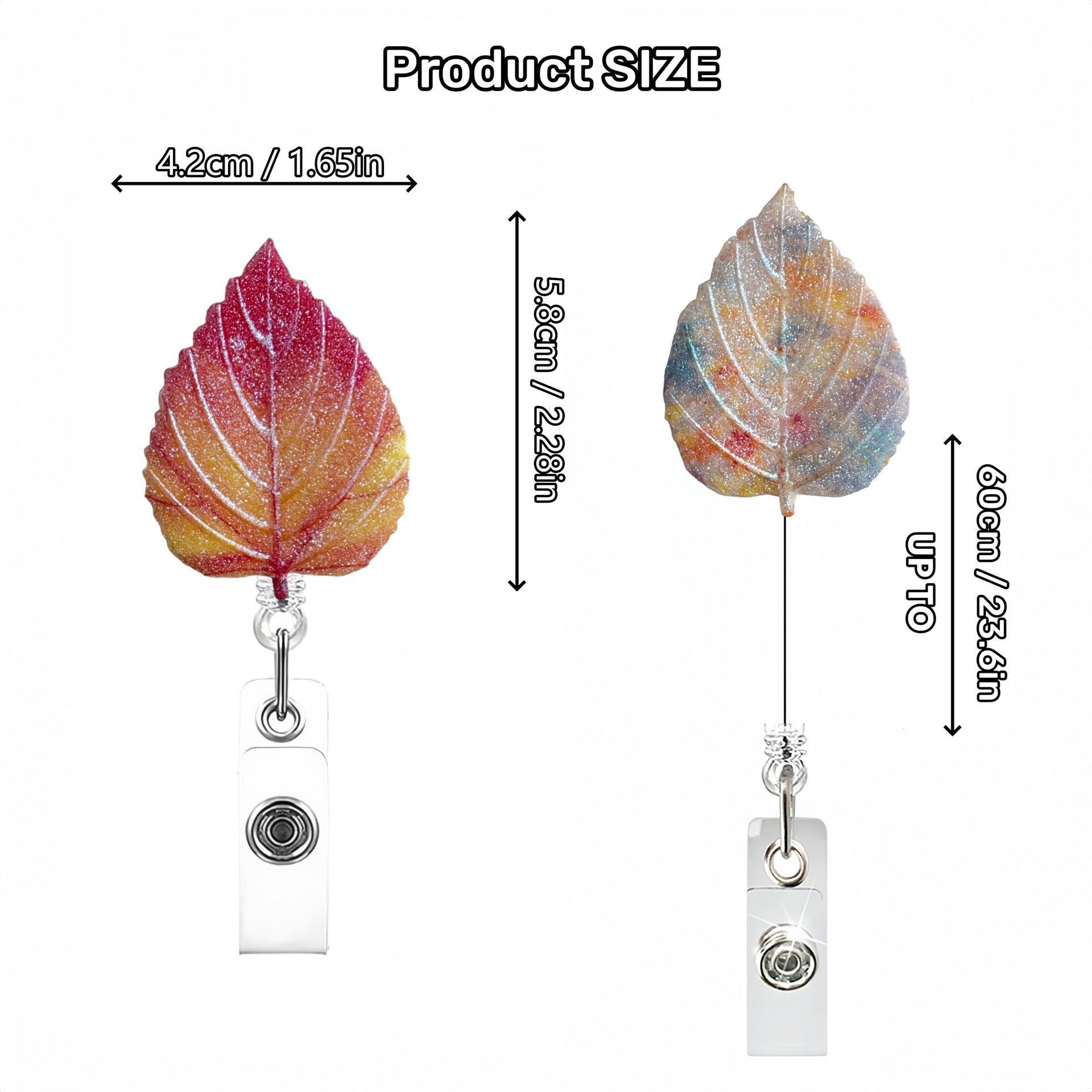 Wholesale DIY Glow-in-the-Dark Maple Leaf  Badge Reels
