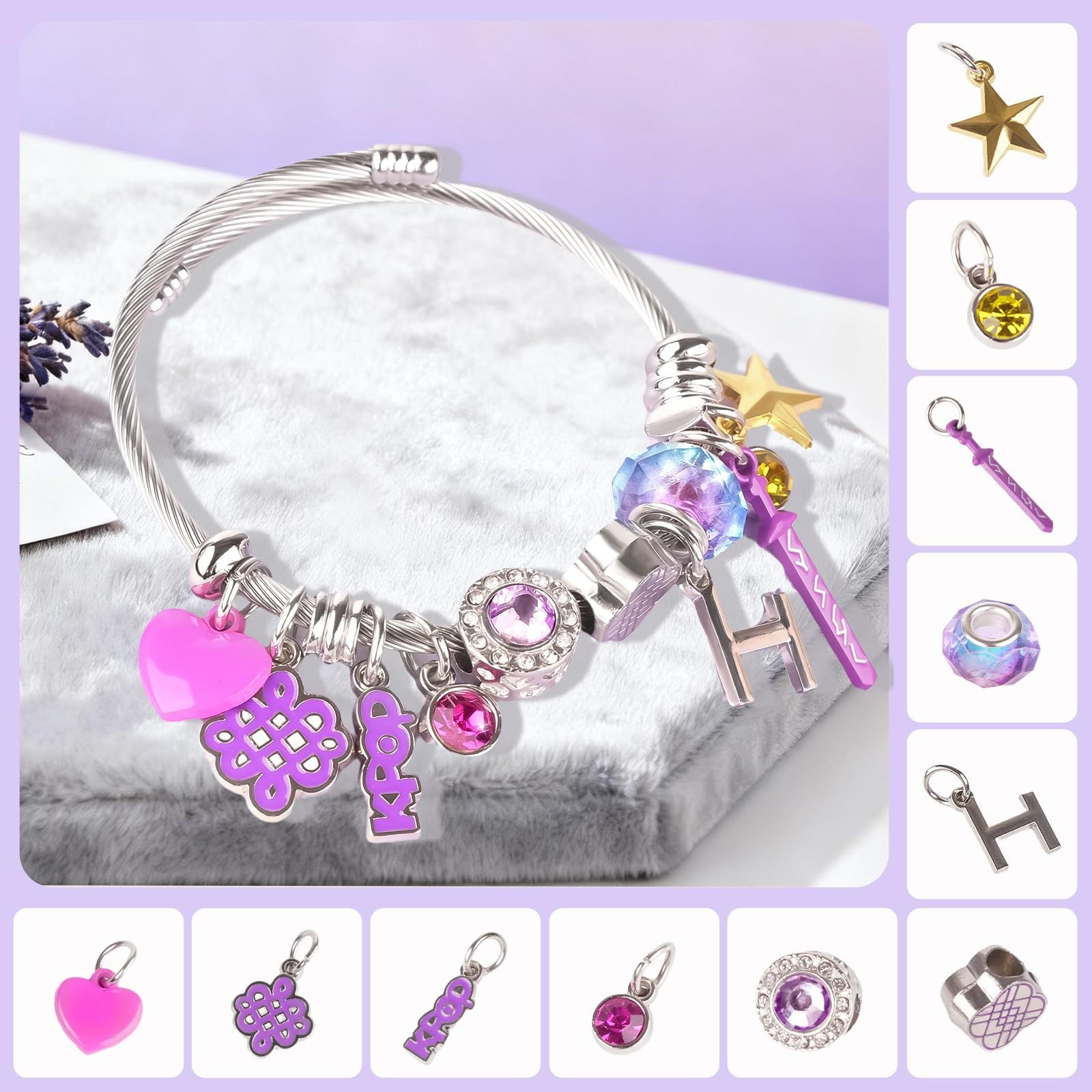 Wholesale KPOP Christmas  Love Peripheral Pendant Bracelet ACCVIP