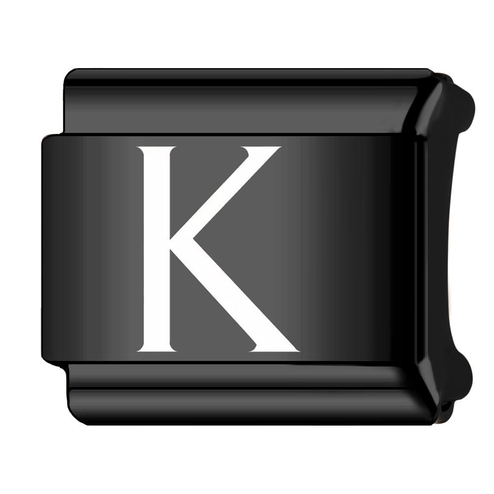 Wholesale Italian Charm Bracelet 9mm DIY Splicing Laser Letters Stainless Steel Composable Bracelet