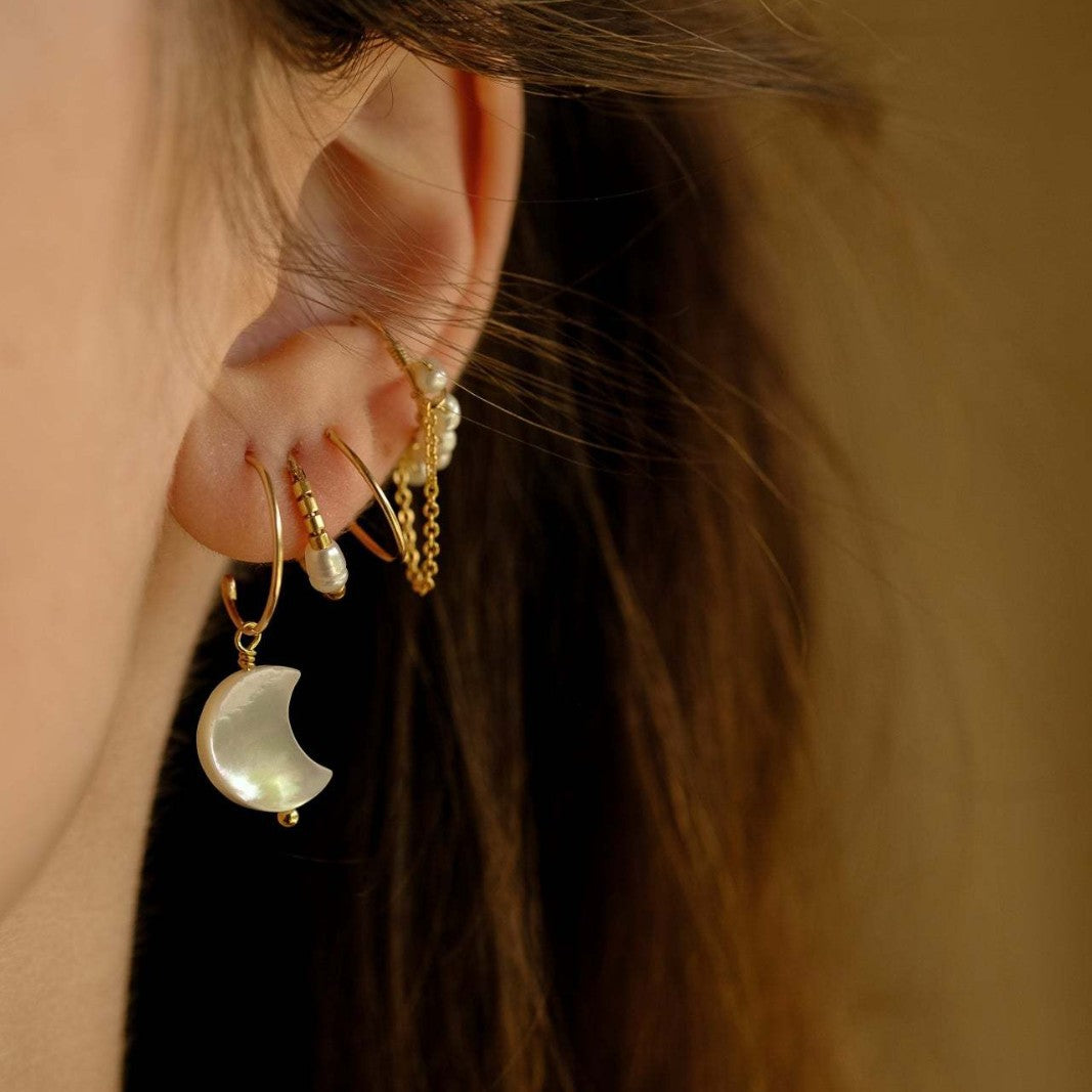 Wholesale  Freshwater Pearl Shell Accessories Titanium Steel Necklaces