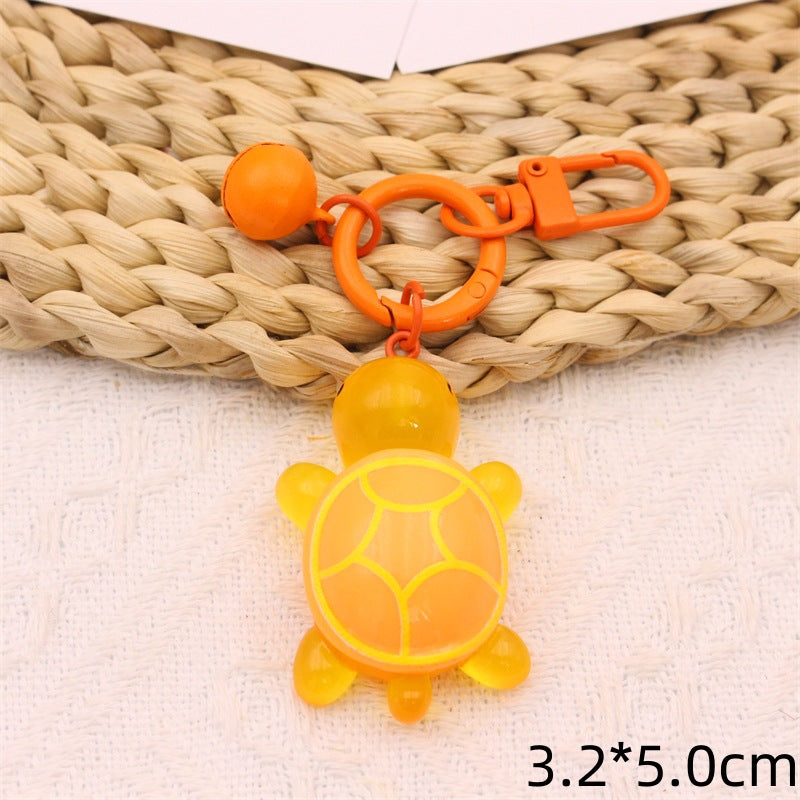 Wholesale Creative Cartoon Cute Luminous Little Turtle Keychains ACC-KC-YiNian001