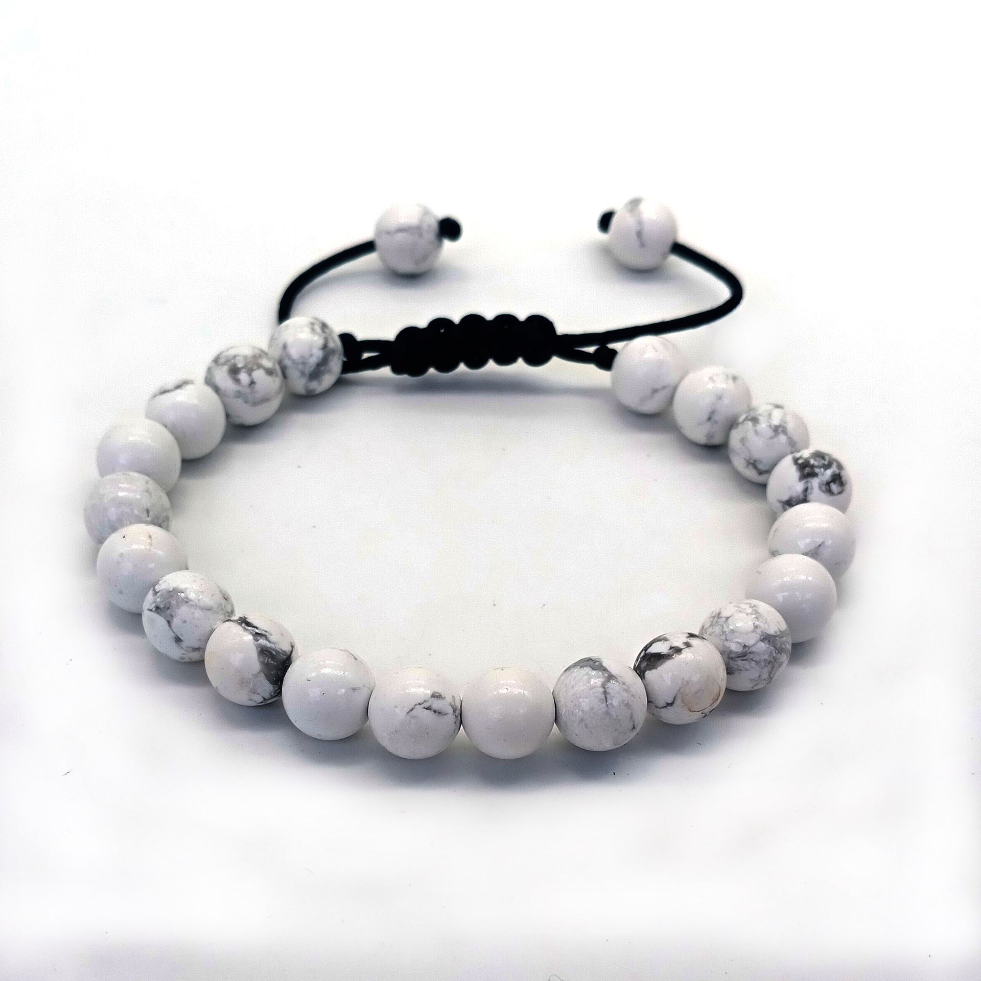 Wholesale 8MM Natural Stone Colorful Stone Crystal Beads Adjustable Bracelet ACC-B T-ZhongH023