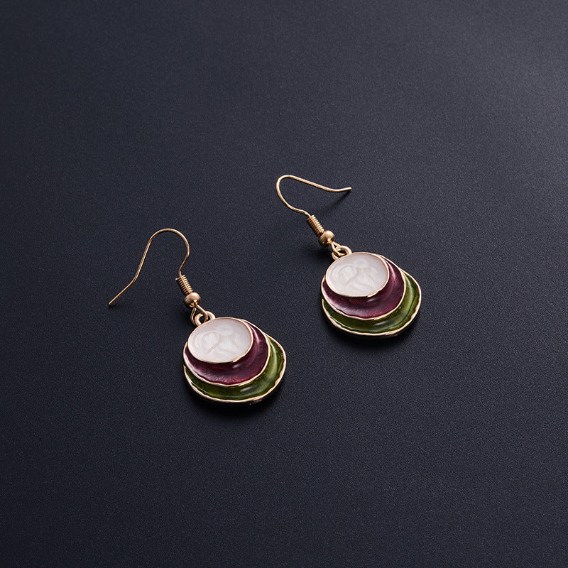 Wholesale  Vintage Pendant Earrings Niche Jewelry