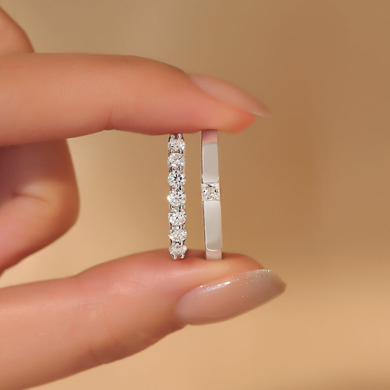 Wholesale Valentine's Day s925 Silver Couple Ring