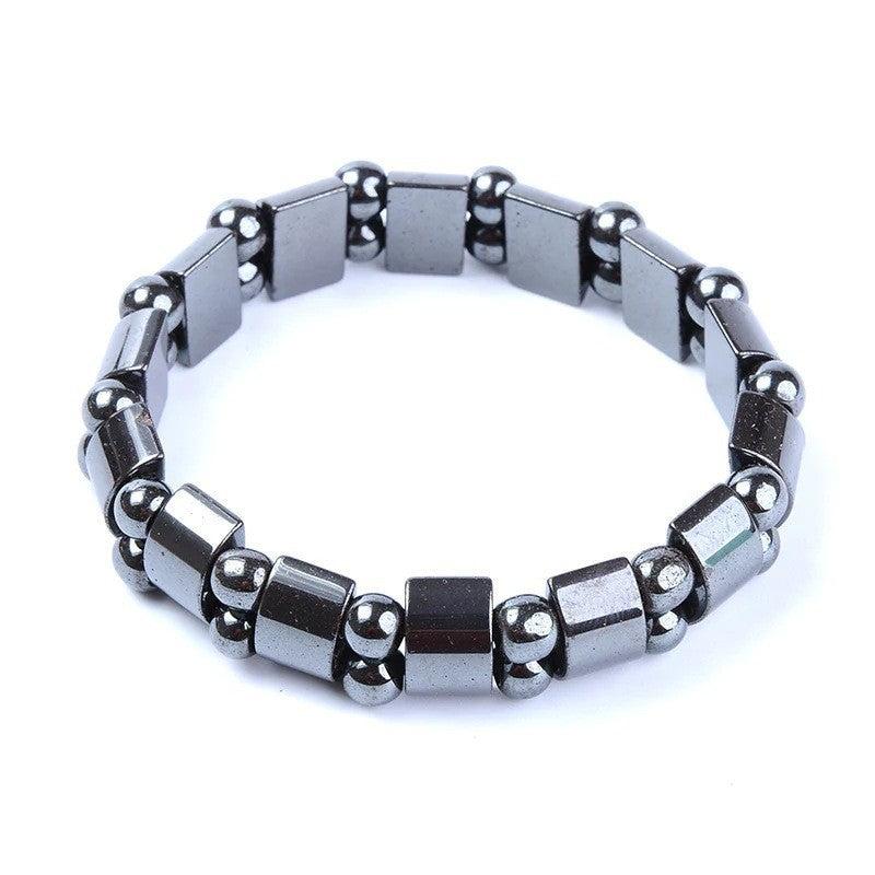Wholesale black stone magnet bracelet