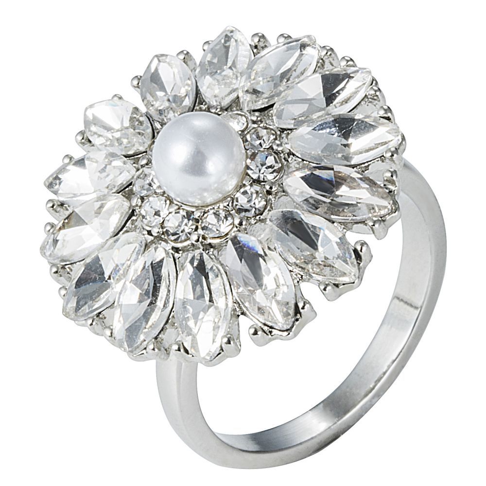 Wholesale  snowflake fashion rotating ring