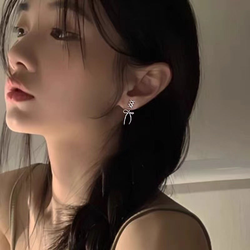 Wholesale Alloy Bow Earrings