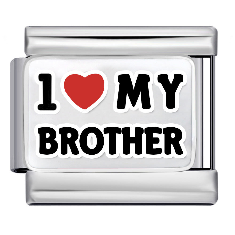 Wholesale 9mm Italian Charm Starter Bracelets DIY Family Series Stainless Steel Composable Bracelet