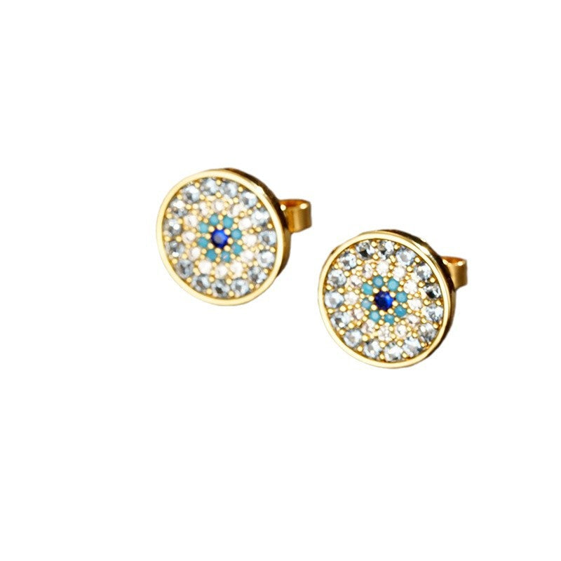 Wholesale  Retro Zircon Earrings Luxury Earrings