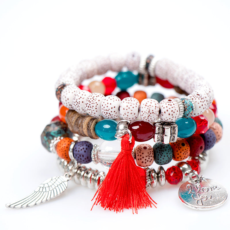 Wholesale Bohemian Layered Bracelets ACC-BT-NaiHong007